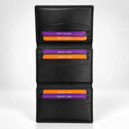 Panther Black - (Tri Fold) Original Leather Wallet