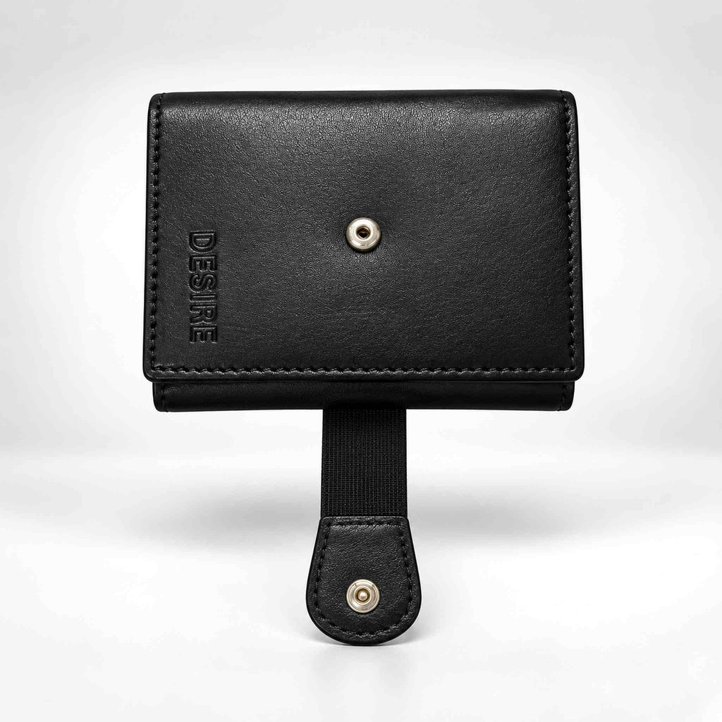 Panther Black - (Tri Fold) Original Leather Wallet