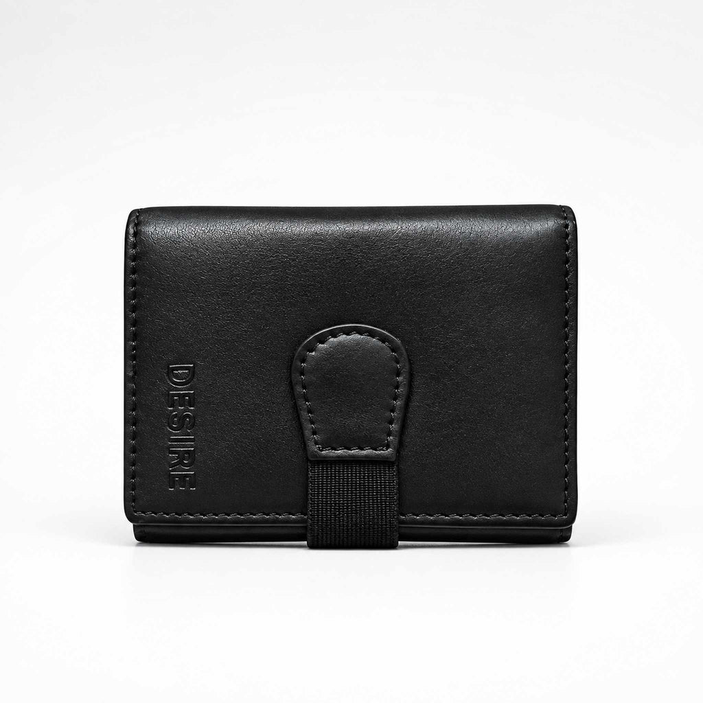 Panther Black - (Tri Fold) Original Leather Wallet