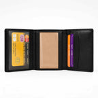 Panther Black - (Tri Fold) Original Leather Wallet